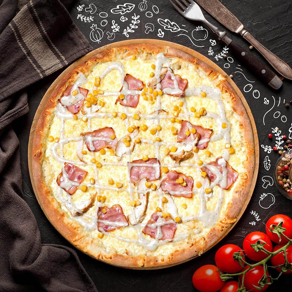 Pizza Bella Italia Φωτογράφιση φαγητού Mockup 20