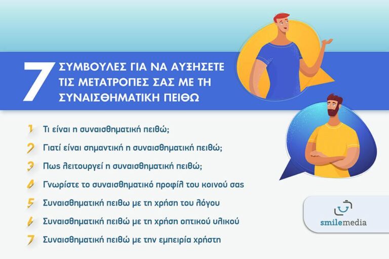 7 Συμβουλές για να αυξήσετε τις μετατροπές σας με τη Συναισθηματική Πειθώ 12 7 Συμβουλές για να αυξήσετε τις μετατροπές σας με τη Συναισθηματική Πειθώ